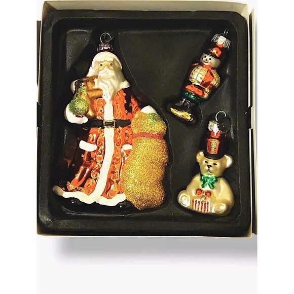 RADKO 25th Anniversary Christmas Ornaments Set NIB Ole St Nick Toys - Picture 5 of 5